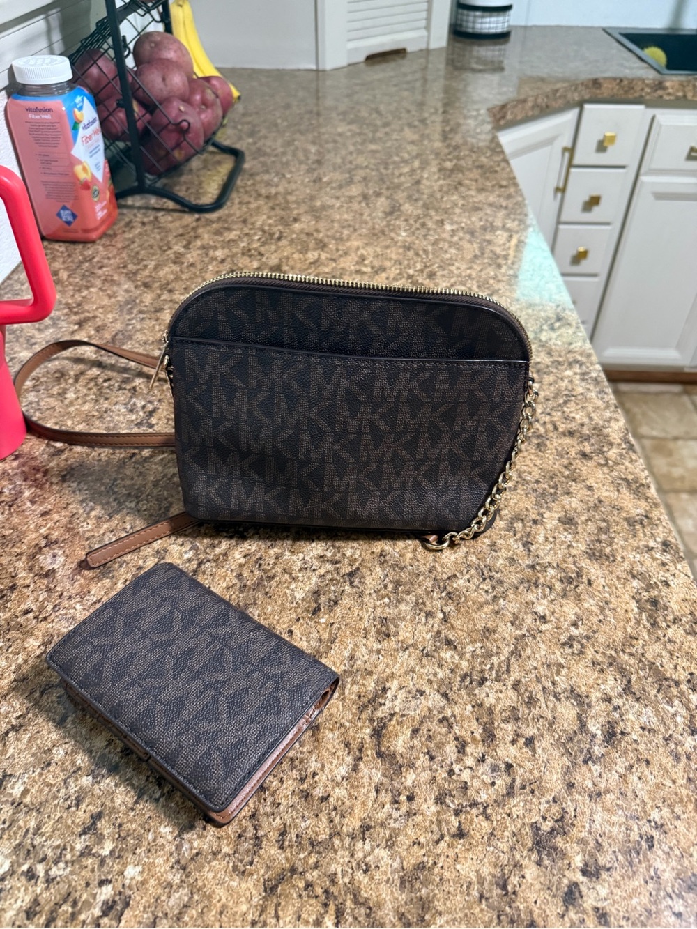 Michael Kors Handbag and Wallet Set